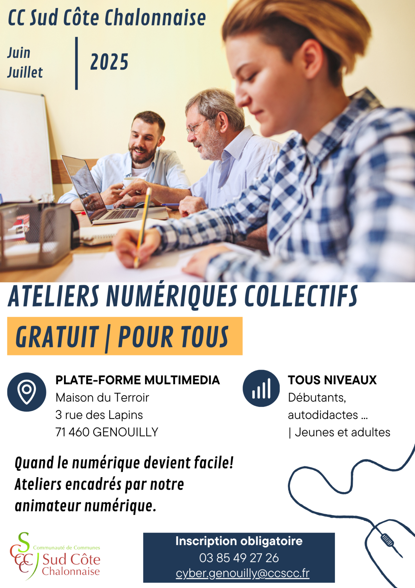 Ateliers numériques collectifs juin juillet 2025
