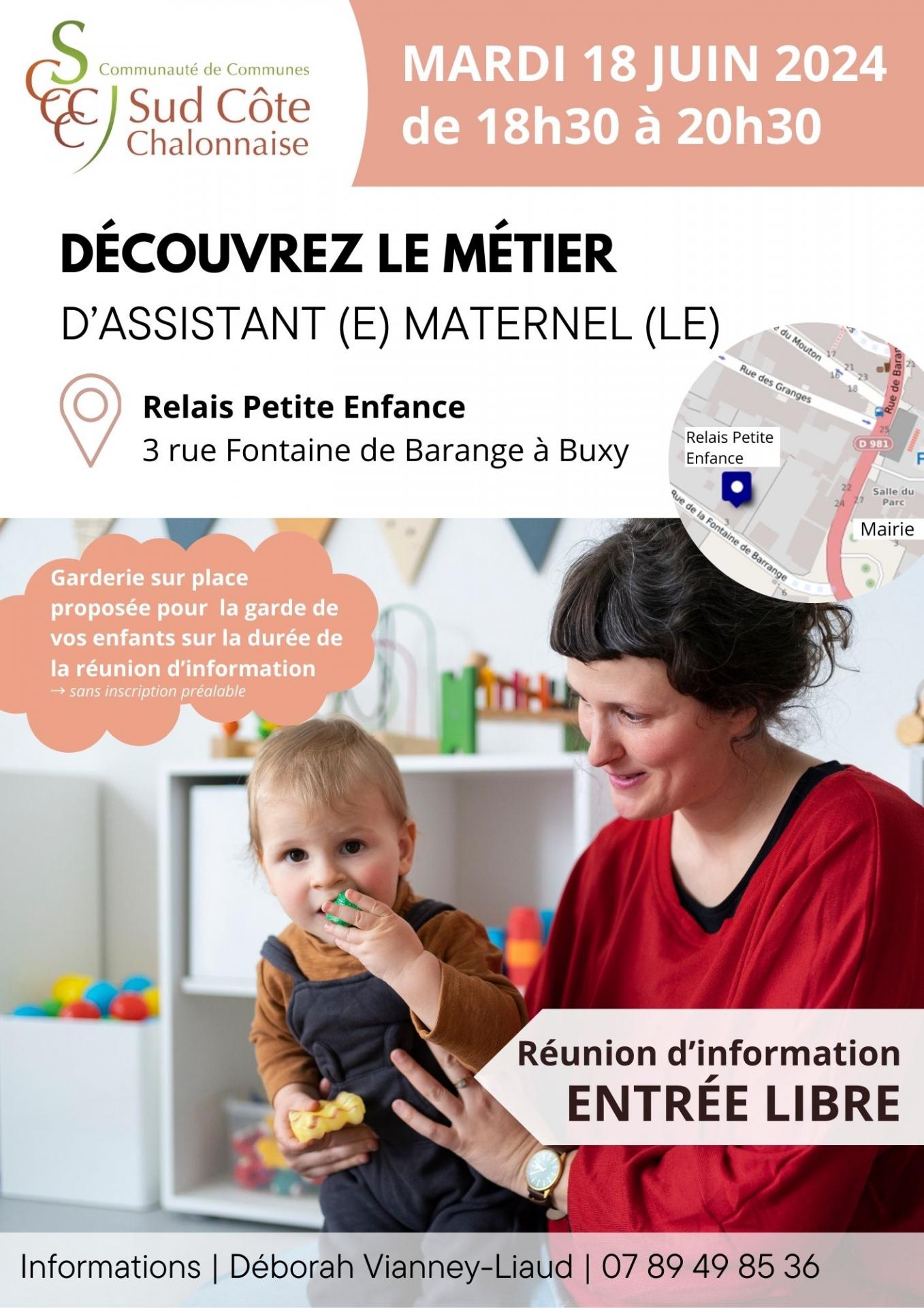 Réunion information métier assistant(e) maternel(le)